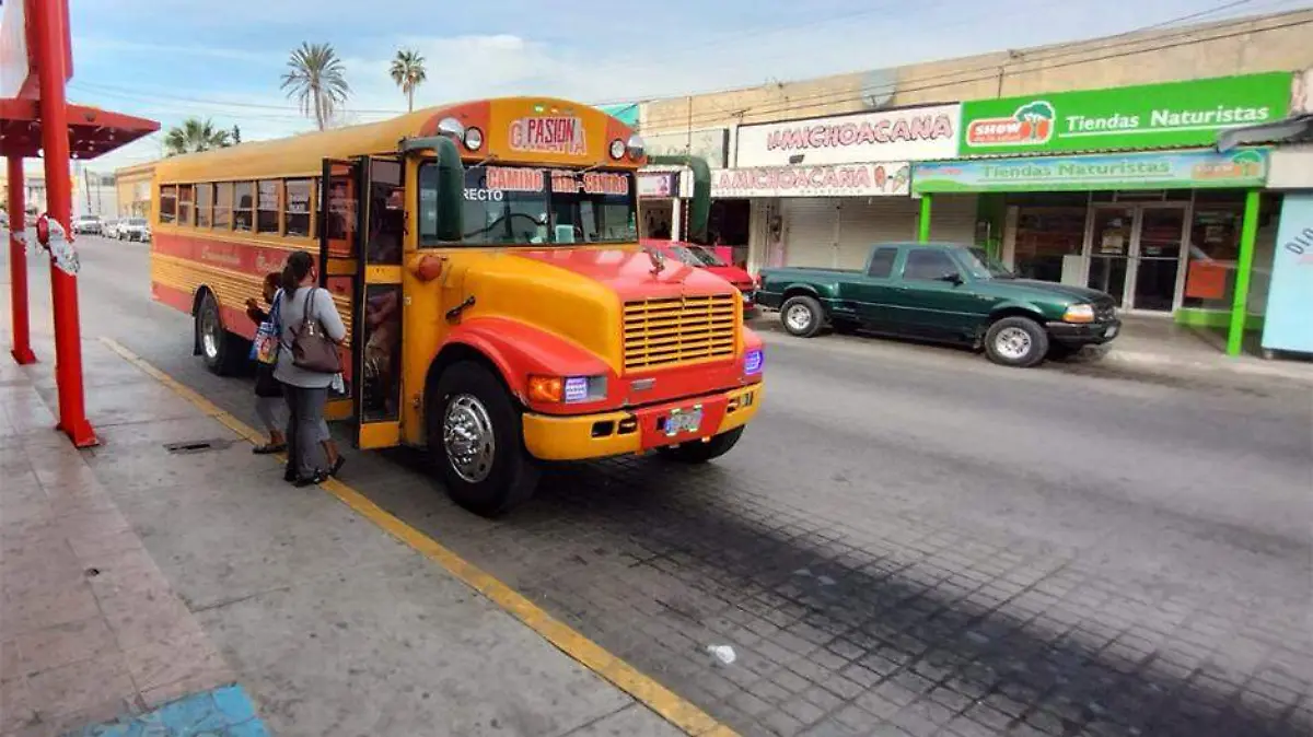 Mejorar transporte publico de La Paz